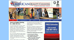 Desktop Screenshot of americanqualitycleaninginc.com